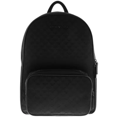Armani Collezioni Emporio Armani Logo Backpack Black