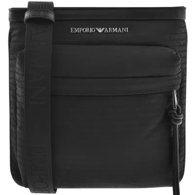 Armani Collezioni Emporio Armani Logo Crossbody Bag Black