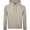 Armani Collezioni Emporio Armani Logo Hoodie Brown In Brown
