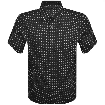 Armani Collezioni Emporio Armani Logo Short Sleeve Shirt Black