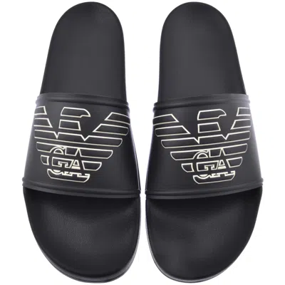 Armani Collezioni Emporio Armani Logo Sliders Purple