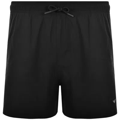 Armani Collezioni Emporio Armani Logo Swim Shorts Black
