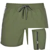 ARMANI COLLEZIONI EMPORIO ARMANI LOGO SWIM SHORTS GREEN