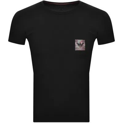 Armani Collezioni Emporio Armani Logo T Shirt Black