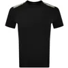 Armani Collezioni Emporio Armani Logo T Shirt Black In Black