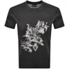 Armani Collezioni Emporio Armani Logo T Shirt Black
