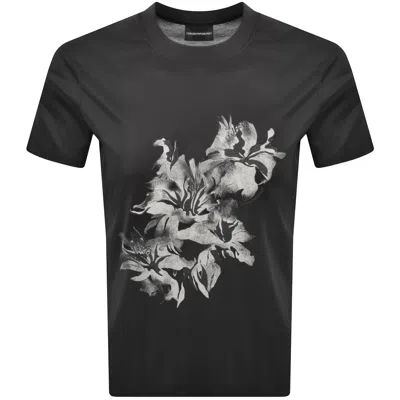 Armani Collezioni Emporio Armani Logo T Shirt Black