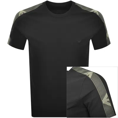 Armani Collezioni Emporio Armani Logo T Shirt Black