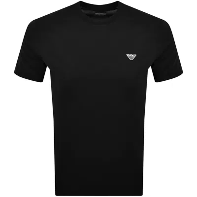 Armani Collezioni Emporio Armani Logo T Shirt Black
