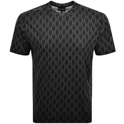 Armani Collezioni Emporio Armani Logo T Shirt Black