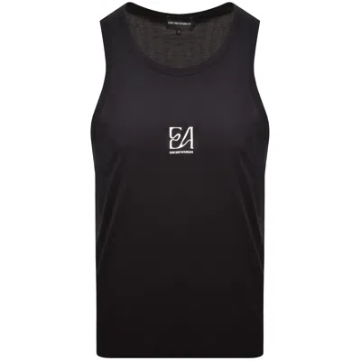 Armani Collezioni Emporio Armani Logo Vest Iconico Blue Navy