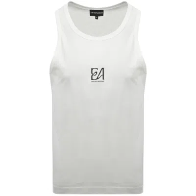 Armani Collezioni Emporio Armani Logo Vest Snow White
