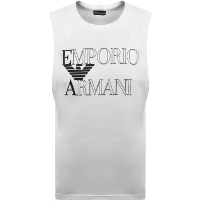 Armani Collezioni Emporio Armani Logo Vest White