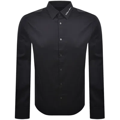 Armani Collezioni Emporio Armani Long Sleeved Shirt Navy