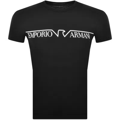 Armani Collezioni Emporio Armani Lounge Crew Neck T Shirt Black