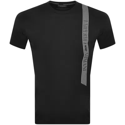 Armani Collezioni Emporio Armani Lounge Logo T Shirt Black