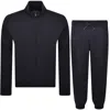 Armani Collezioni Emporio Armani Lounge Tracksuit Navy In Blue