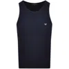 Armani Collezioni Emporio Armani Lounge Vest Navy In Blue