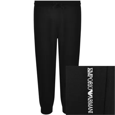 Armani Collezioni Emporio Armani Loungewear Jogging Bottoms Black