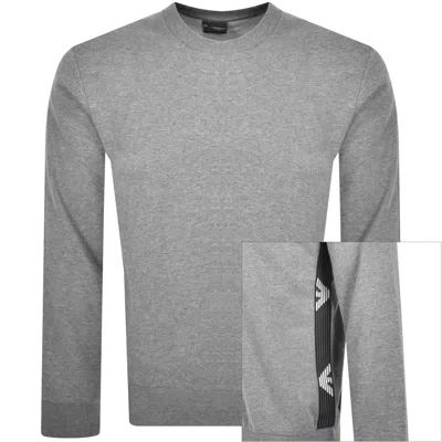 Armani Collezioni Emporio Armani Loungewear Logo Sweatshirt Grey
