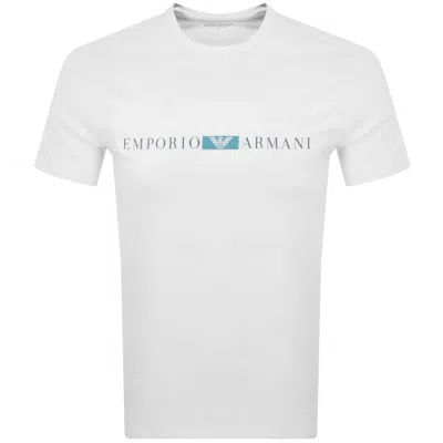 Armani Collezioni Emporio Armani Loungewear T Shirt White
