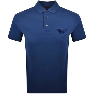 Armani Collezioni Emporio Armani Polo T Shirt Blue