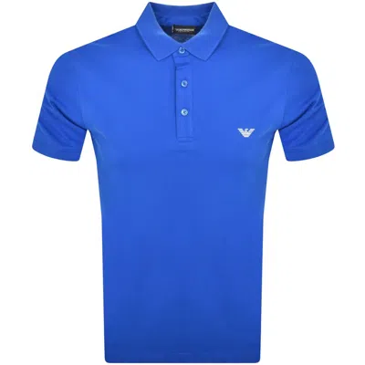 Armani Collezioni Emporio Armani Polo T Shirt Blue