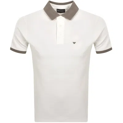 Armani Collezioni Emporio Armani Polo T Shirt White
