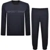 Armani Collezioni Emporio Armani Pyjama Loungewear Set Navy In Blue