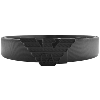 Armani Collezioni Emporio Armani Reversible Belt Black