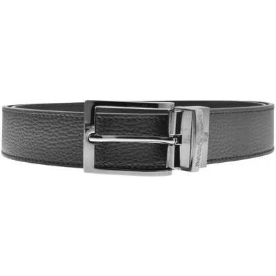 Armani Collezioni Emporio Armani Reversible Leather Belt Black