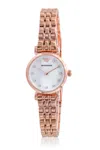 Armani Collezioni Emporio Armani Rose Gold-tone Ladies Watch In Pink