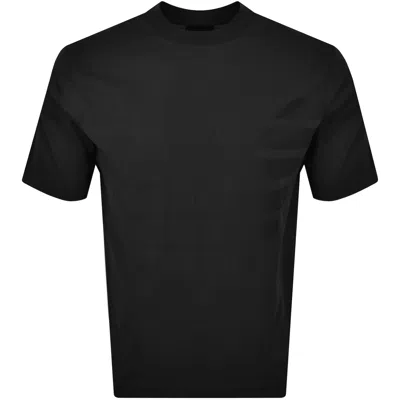 Armani Collezioni Emporio Armani Short Sleeve Logo T Shirt Black
