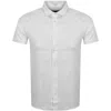 Armani Collezioni Emporio Armani Short Sleeved Jersey Shirt White In White