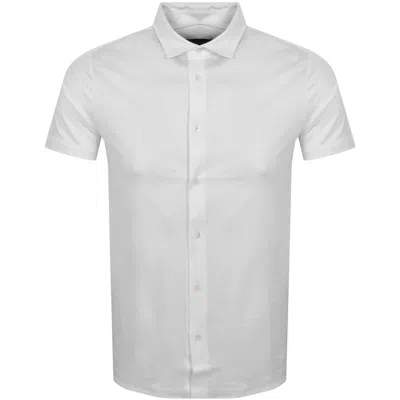 Armani Collezioni Emporio Armani Short Sleeved Jersey Shirt White