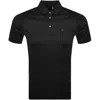 Armani Collezioni Emporio Armani Short Sleeved Polo T Shirt Black In Black