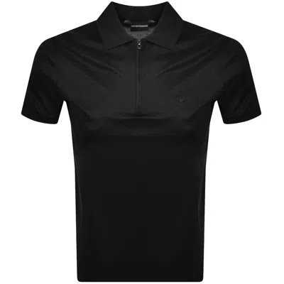 Armani Collezioni Emporio Armani Short Sleeved Polo T Shirt Black