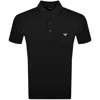Armani Collezioni Emporio Armani Short Sleeved Polo T Shirt Black In Black