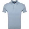 Armani Collezioni Emporio Armani Short Sleeved Polo T Shirt Blue In Blue