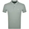 ARMANI COLLEZIONI EMPORIO ARMANI SHORT SLEEVED POLO T SHIRT GREY