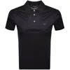 Armani Collezioni Emporio Armani Short Sleeved Polo T Shirt Navy In Navy