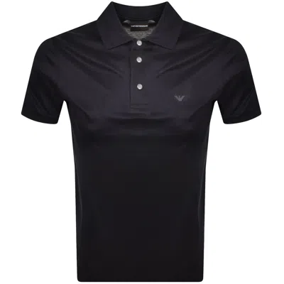 Armani Collezioni Emporio Armani Short Sleeved Polo T Shirt Navy