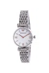 Armani Collezioni Emporio Armani Stainless Steel Ladies Watch In Metallic