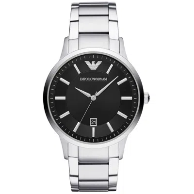 Armani Collezioni Emporio Armani Stainless Steel Mens Watch In Metallic