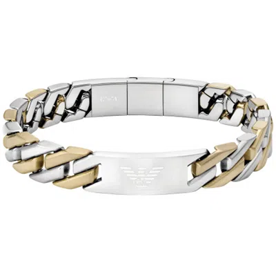 Armani Collezioni Emporio Armani Steel Eagle Id Bracelet Silver