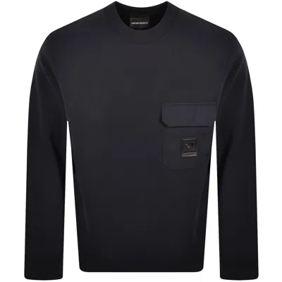 Armani Collezioni Emporio Armani Sweatshirt Navy In Blue