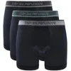 Armani Collezioni Emporio Armani Underwear 3 Pack Boxers In Blue