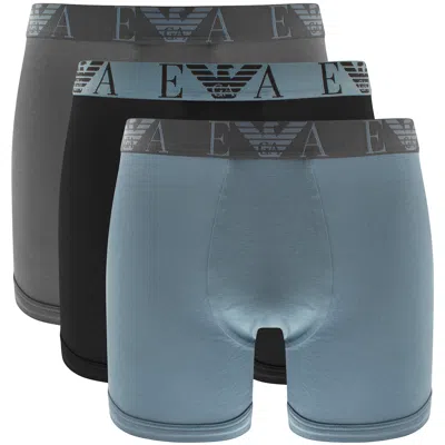 Armani Collezioni Emporio Armani Underwear 3 Pack Boxers In Multi