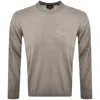 Armani Collezioni Emporio Armani Wool Jumper Driftwood In Brown