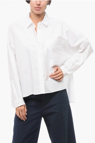 Armani Collezioni Emporio Asymmetric Shirt With Hidden Placket